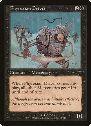 Phyrexian Driver Magic Nemesis