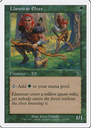Llanowar Elves Magic 7th Edition