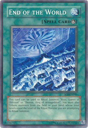 End of the World SOI-EN046 YuGiOh Shadow of Infinity