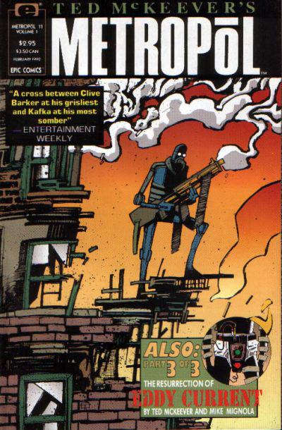 Ted McKeever's Metropol #11 (1992) Comic Books Ted McKeever's Metropol