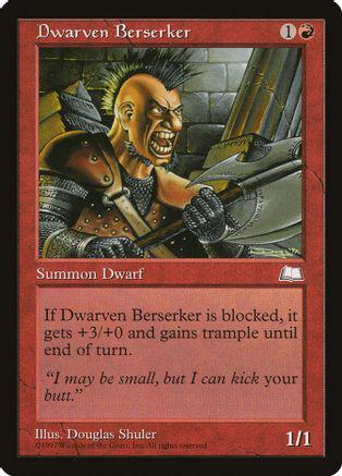 Dwarven Berserker Magic Weatherlight