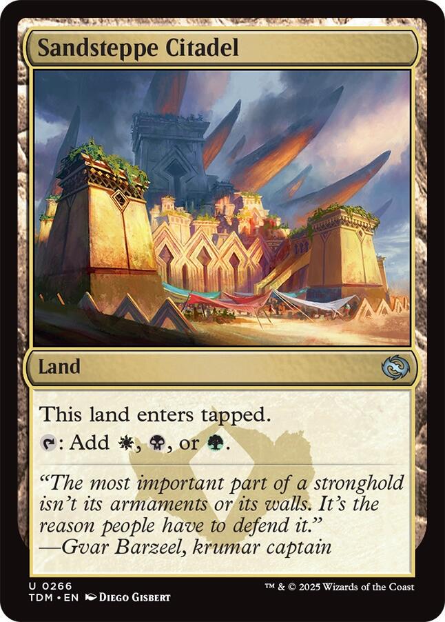 Sandsteppe Citadel #266 Magic Tarkir: Dragonstorm