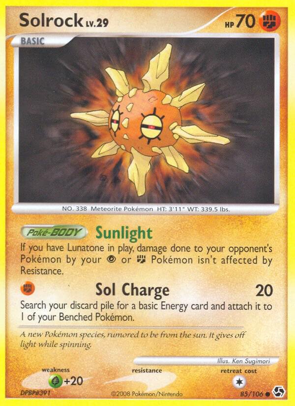 Solrock #85 Pokemon Great Encounters