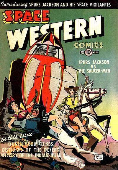 Space Western Comics #40 (1952) Comic Books Space Western Comics