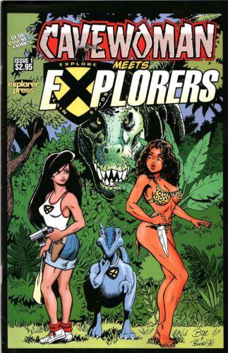 Cavewoman Meets The Explorers #1 (1997) Comic Books Cavewoman Meets The Explorers