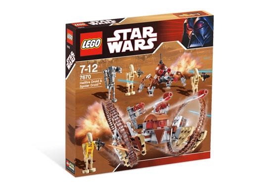 Hailfire Droid & Spider Droid #7670 LEGO Star Wars
