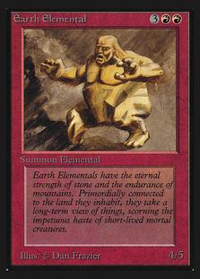 Earth Elemental #145 Magic Collector's Edition