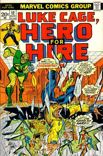 Hero for Hire #12 (1973) Cover Art