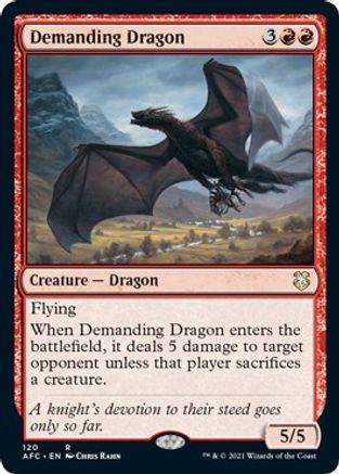 Demanding Dragon (Magic Adventures in the Forgotten Realms Commander)