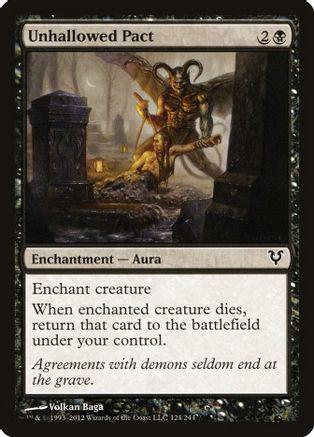 Unhallowed Pact [Foil] (Magic Avacyn Restored)