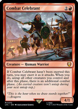 Combat Celebrant #212 Magic Lord of the Rings Commander