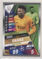 Andre Onana #SH1 Soccer Cards 2019 Topps Match Attax Extra UEFA Champions League UK Shutout Superstar