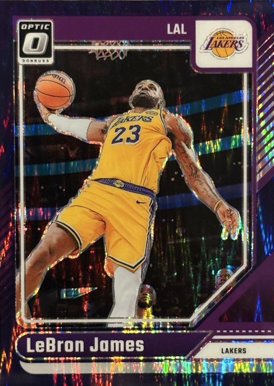 LeBron James [Purple Shock] #148 Prices | 2024 Panini Donruss