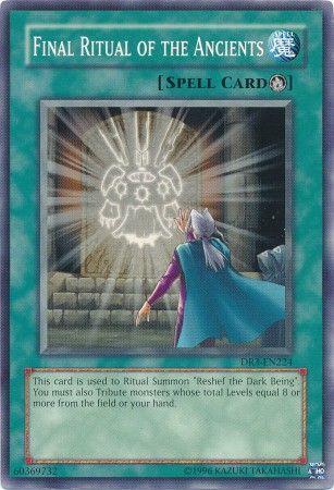Final Ritual of the Ancients DR3-EN224 YuGiOh Dark Revelation Volume 3