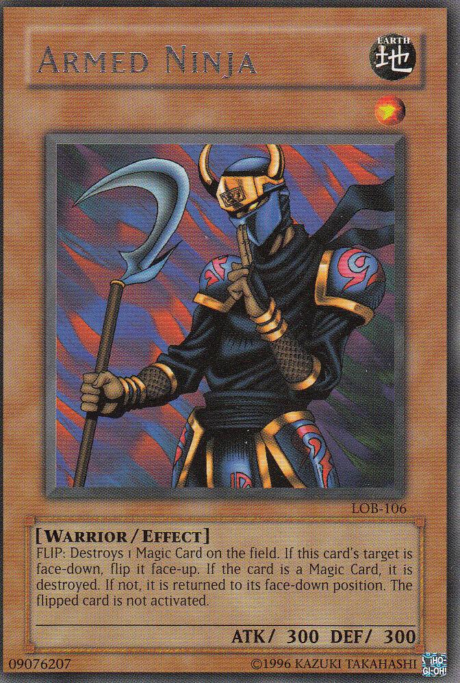 Armed Ninja LOB-106 YuGiOh Legend of Blue Eyes White Dragon