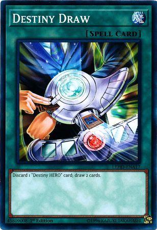 Destiny Draw LEHD-ENA17 YuGiOh Legendary Hero Decks