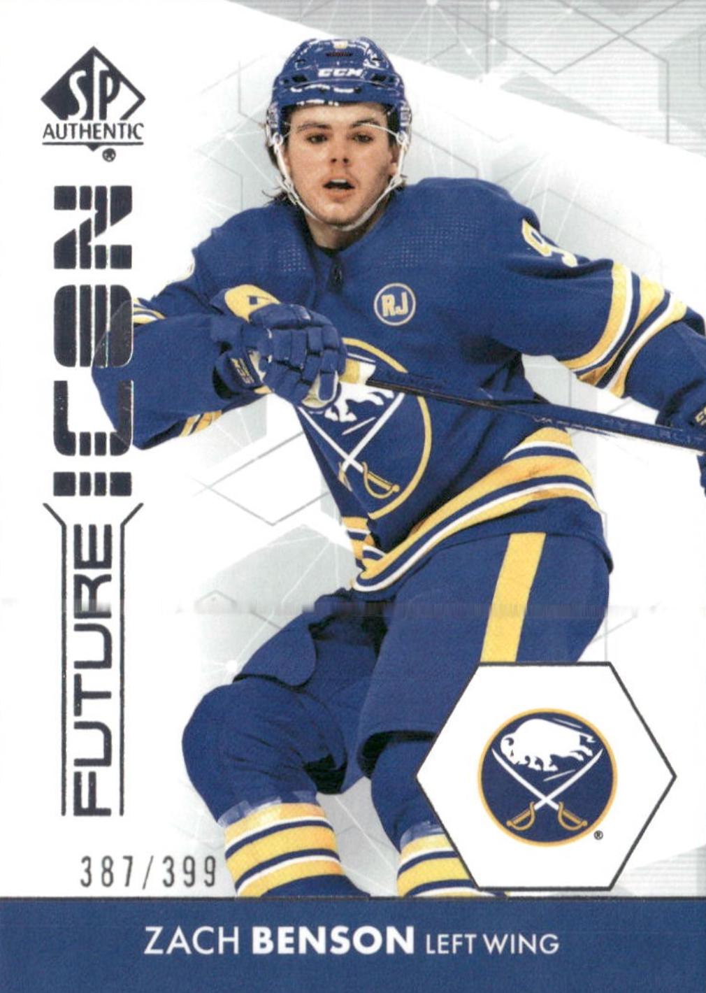 Zach Benson #FI-16 2023-24 SP Authentic Hockey Future Icon