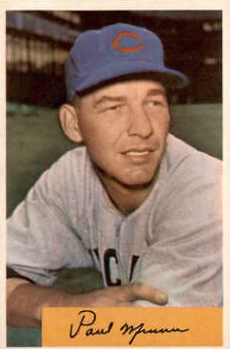 Paul Minner #13 Baseball Cards 1954 Bowman
