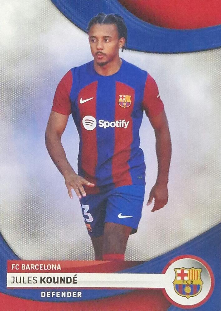 Jules Kounde #6 2023 Topps Fc Barcelona Soccer