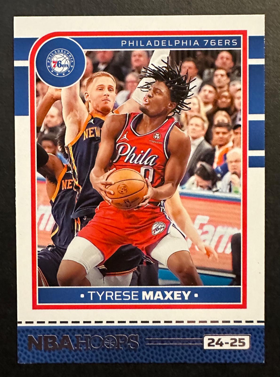 Tyrese Maxey #84 Basketball Cards 2024 Panini NBA Hoops