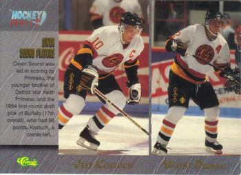 Jeff Kostuch / Wayne Primeau / Matthew Osborne / Shane Kenny #93 1995 Classic Draft Hockey