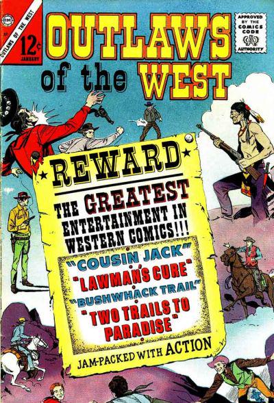 Outlaws of the West #57 (1966) Comic Books Outlaws of the West