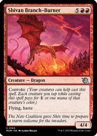 Shivan Branch-Burner #165 Magic March of the Machine