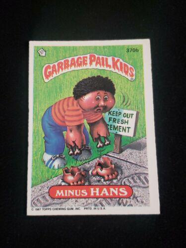 Minus HANS #370b 1987 Garbage Pail Kids