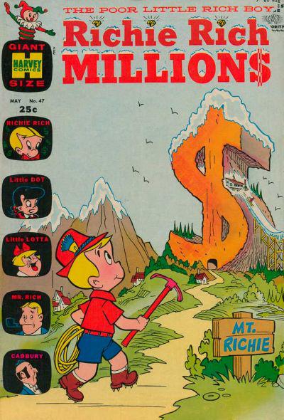 Richie Rich Millions #47 (1971) Comic Books Richie Rich Millions