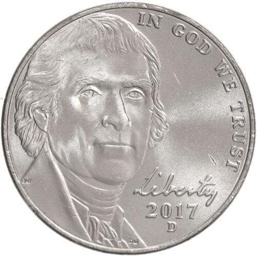2017 D Coins Jefferson Nickel