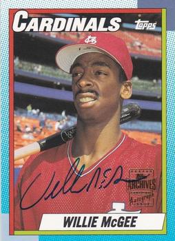 Willie McGee #FFA-MCG 2003 Topps All Time Fan Favorites Archives Autograph Baseball