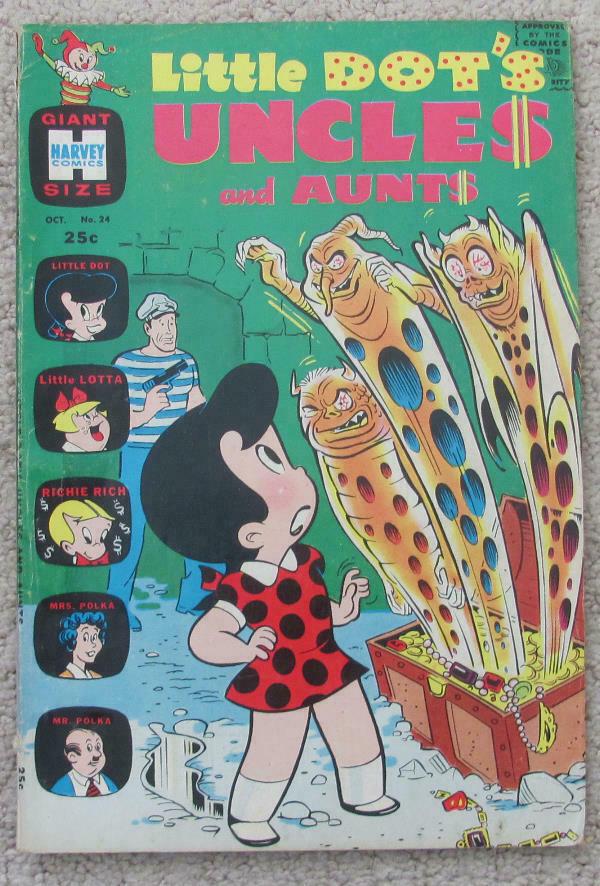 Little Dot's Uncles and Aunts #24 (1968) Comic Books Little Dot's Uncles and Aunts