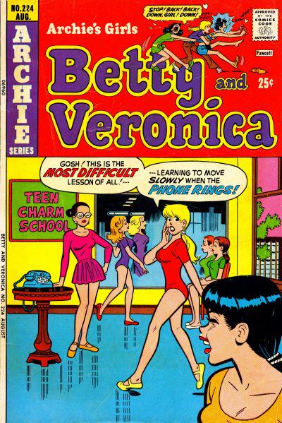 Archie's Girls Betty and Veronica #224 (1974) Comic Books Archie's Girls Betty and Veronica