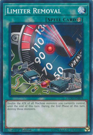 Limiter Removal LEDD-ENB18 YuGiOh Legendary Dragon Decks