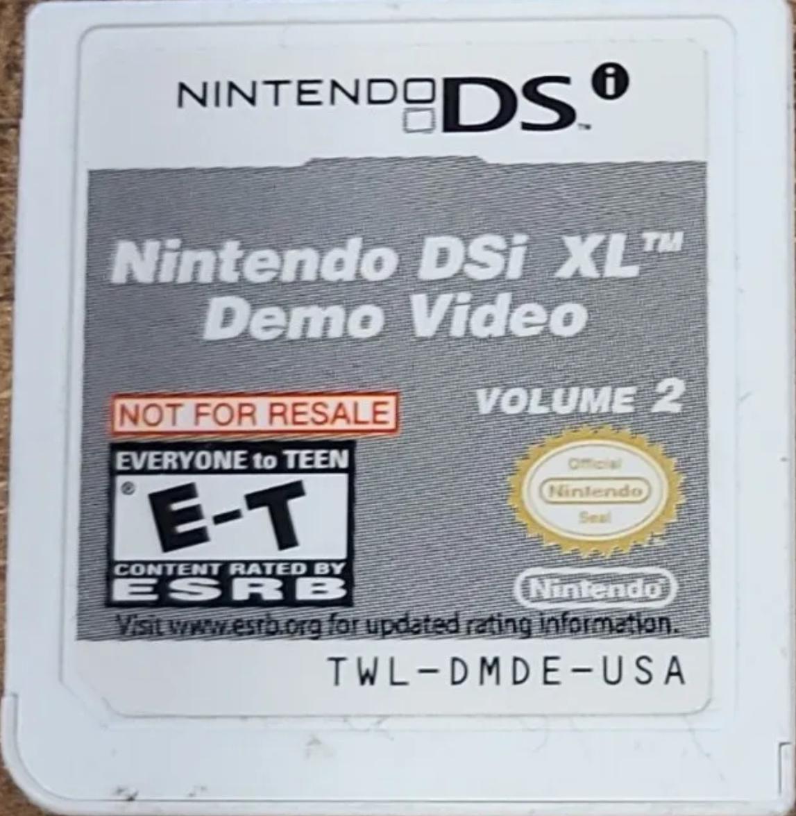 Nintendo DSi XL Demo Video Volume 2 Nintendo DS