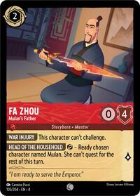 Fa Zhou - Mulan's Father #105 Lorcana Ursula's Return