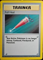 Full Heal [1999-2000] #82 Pokemon Base Set Prices