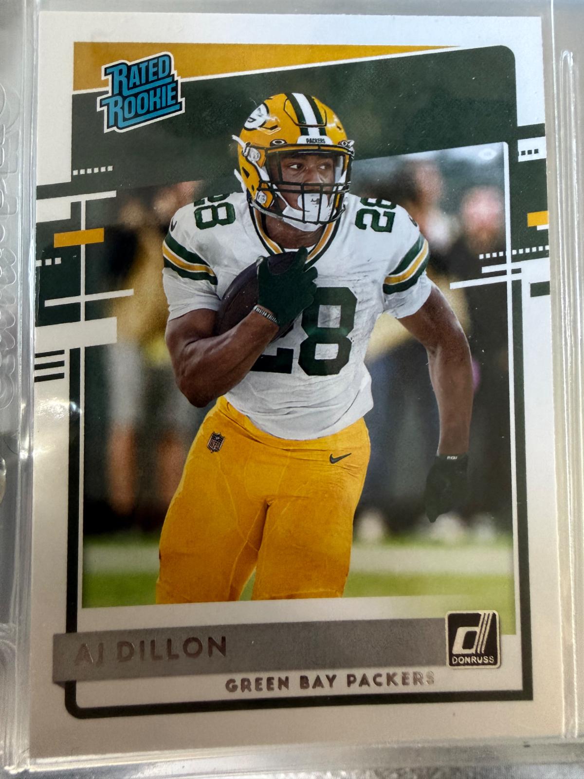 AJ Dillon #324 2020 Panini Donruss Football