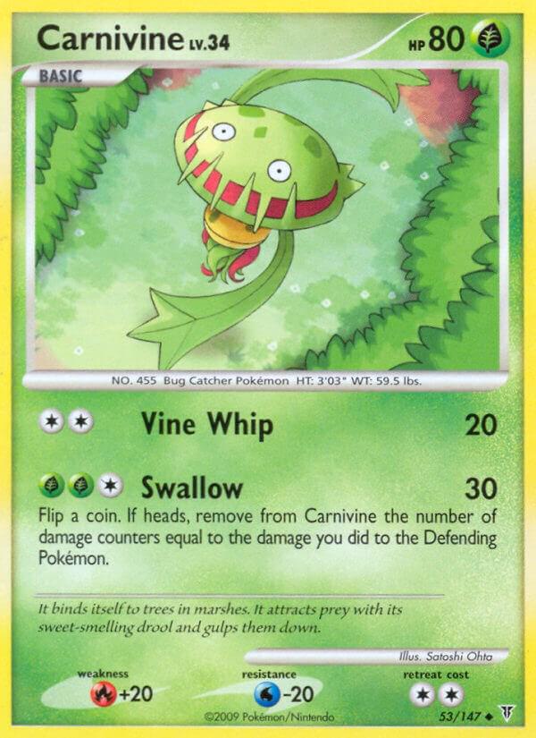 Carnivine #53 Pokemon Supreme Victors