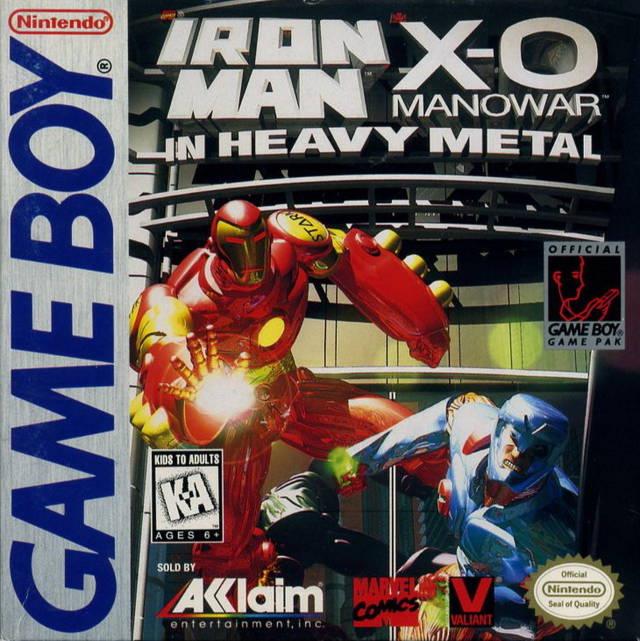 Iron Man X-O Manowar in Heavy Metal PAL GameBoy