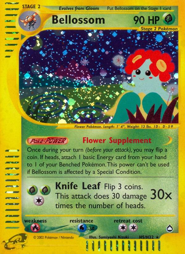 Bellossom #H5 Pokemon Aquapolis