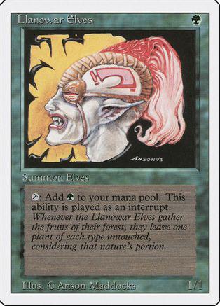 Llanowar Elves #211 Magic Revised