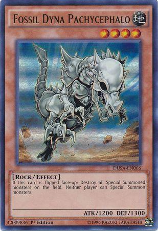 Fossil Dyna Pachycephalo DUSA-EN066 YuGiOh Duelist Saga