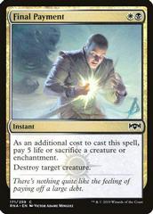 Final Payment [Foil] #171