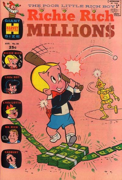 Richie Rich Millions #30 (1968) Comic Books Richie Rich Millions