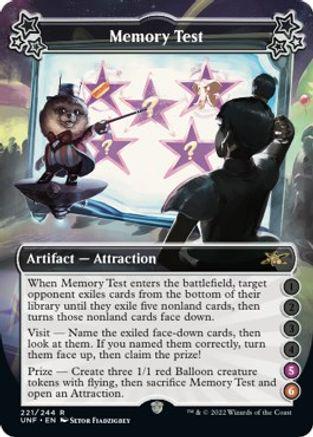Memory Test Magic Unfinity