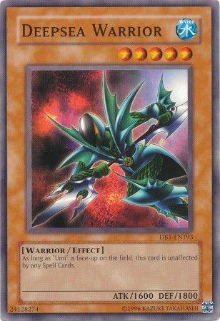 Deepsea Warrior DB1-EN193 YuGiOh Dark Beginning 1