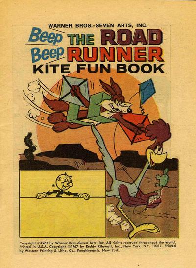 Beep Beep the Road Runner (1967) Comic Books Kite Fun Book