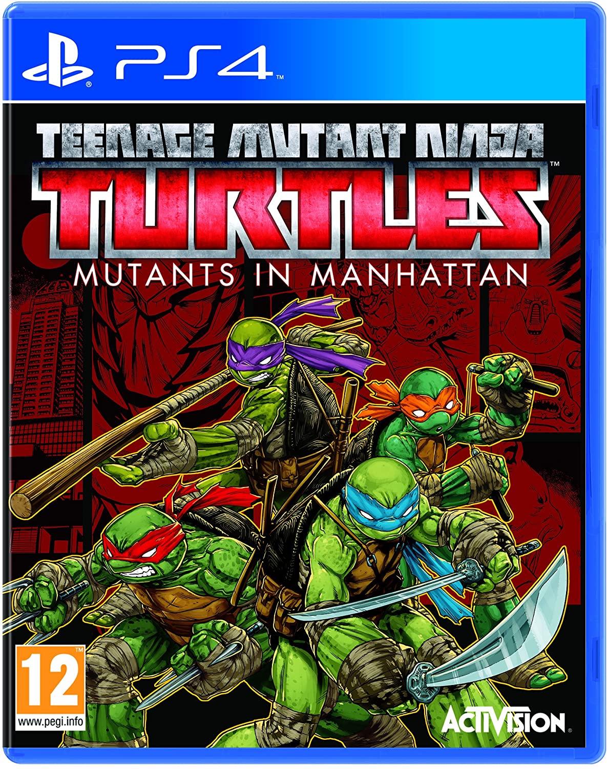 Teenage Mutant Ninja Turtles Mutants in Manhattan PAL Playstation 4
