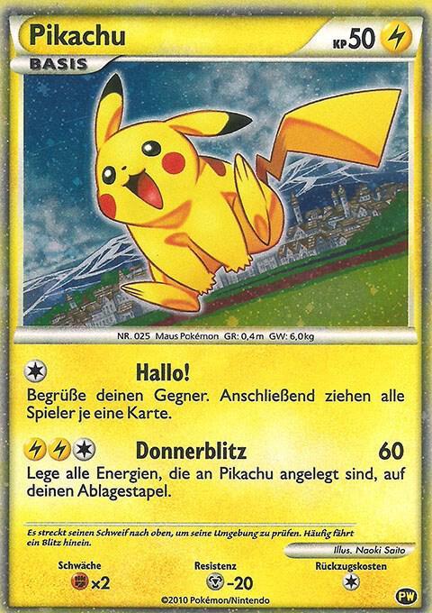 Pikachu [German] Prices | Pokemon 2010 World Collection | Pokemon
